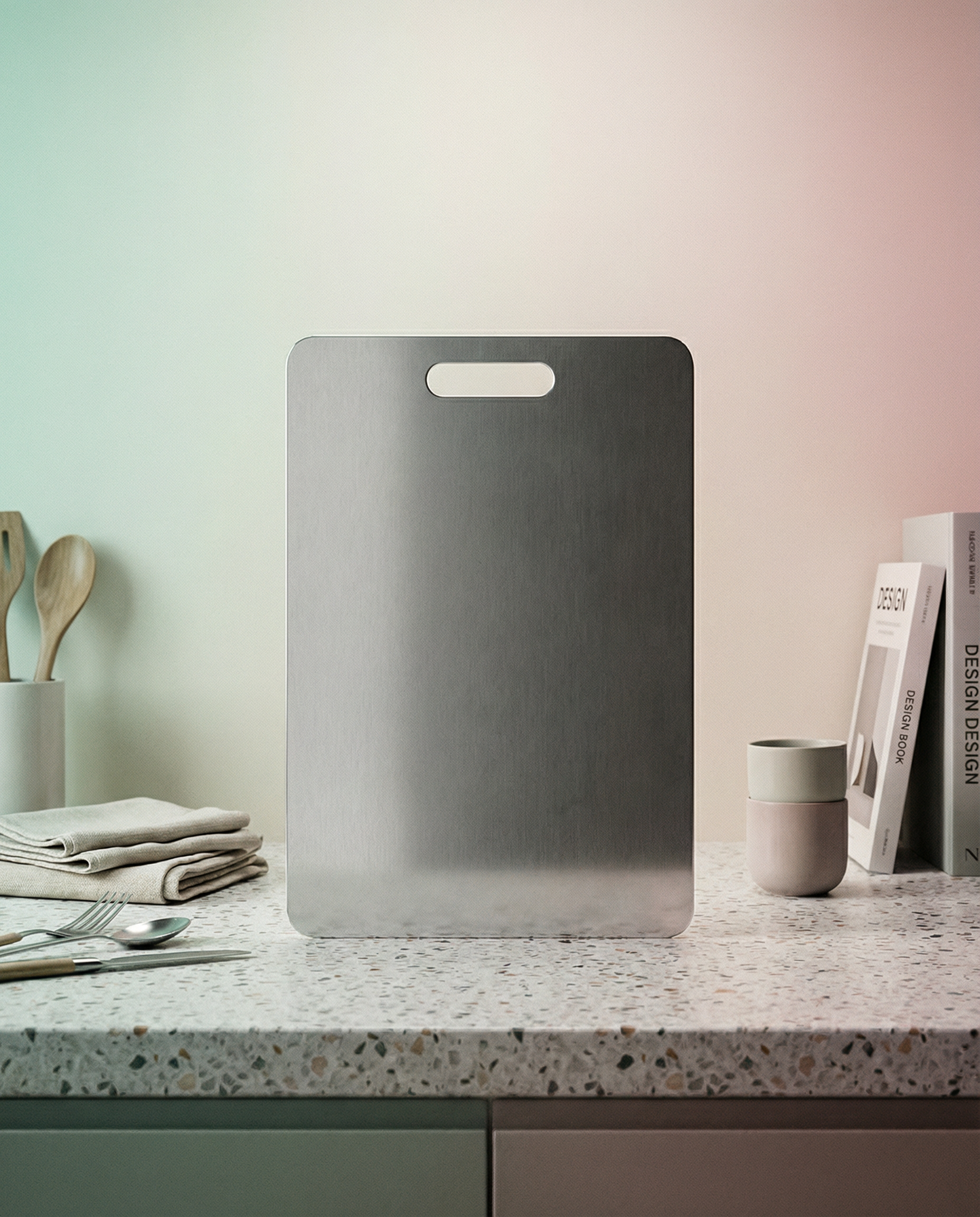 Stainless Steel Chopping Board Set