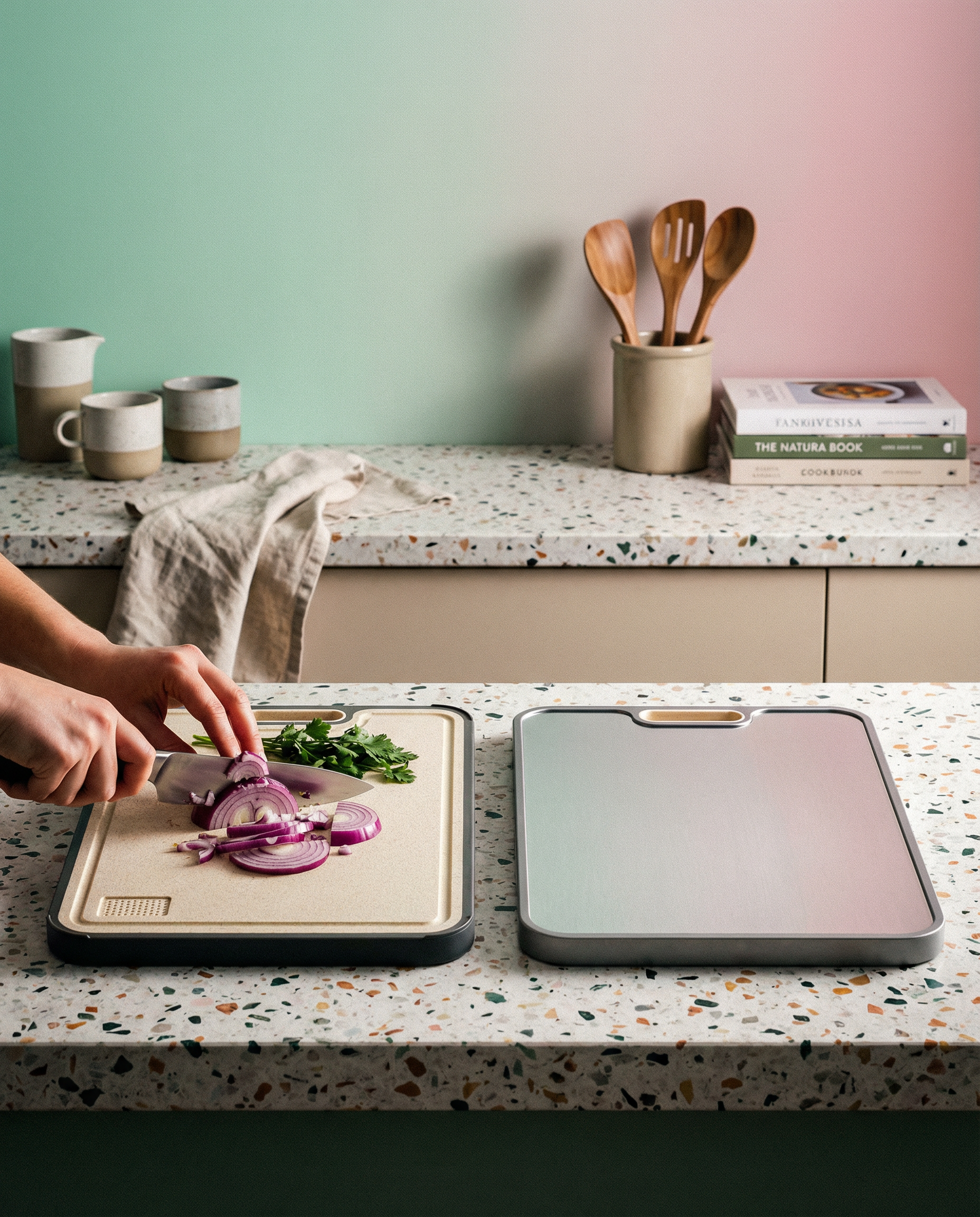Titanium Double Sided Cutting Board